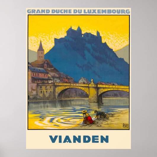 Vianden, Luxemburg Poster (Voorkant)
