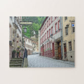 Vianden, Luxemburgse straatscène Legpuzzel (Horizontaal)