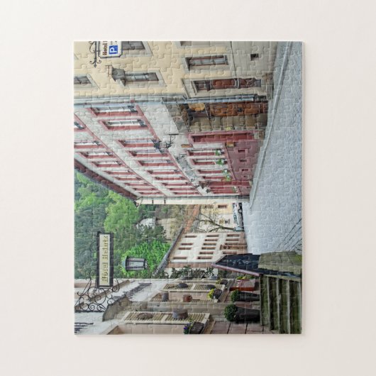 Vianden, Luxemburgse straatscène Legpuzzel (Verticaal)