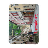 Vianden, Luxemburgse straatscène Magneet (Verticaal)