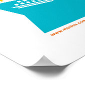 Vianina Barcelona City Map Poster (Hoek)