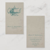 Viantage Tea Pot Visitekaartje (Voorkant / Achterkant)