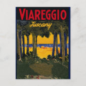 Viareggio Beach, Toscane, Italië Briefkaart (Voorkant)
