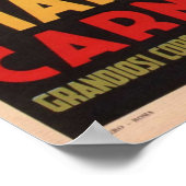 Viareggio Carnevale 1950 Italië  Adverteren Poster (Hoek)