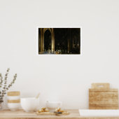 Viaticum in het binnenland van een kerk poster (Keuken)