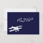  viator Blue Wedding RSVP-kaarten RSVP Kaartje (Achterkant)