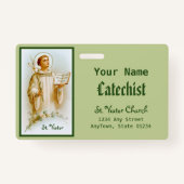 Viator van Lyon de Catechist (BF 02) Badge (Achterkant)