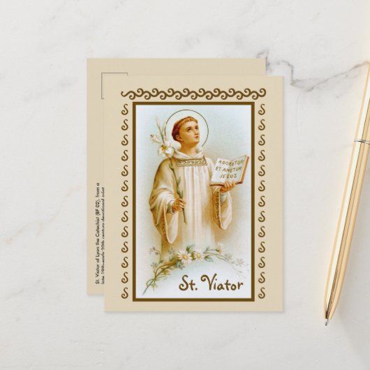 Viator van Lyon de Catechist (BF 02) Briefkaart (Voorkant / Achterkant in situ)