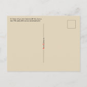 Viator van Lyon de Catechist (BF 02) Briefkaart (Achterkant)