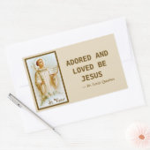 Viator van Lyon de Catechist (BF 02) Rechthoekige Sticker (Envelop)