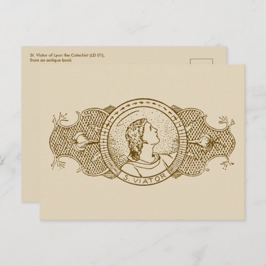 Viator van Lyon de Catechist (LD 001) Briefkaart (Voorkant / Achterkant)