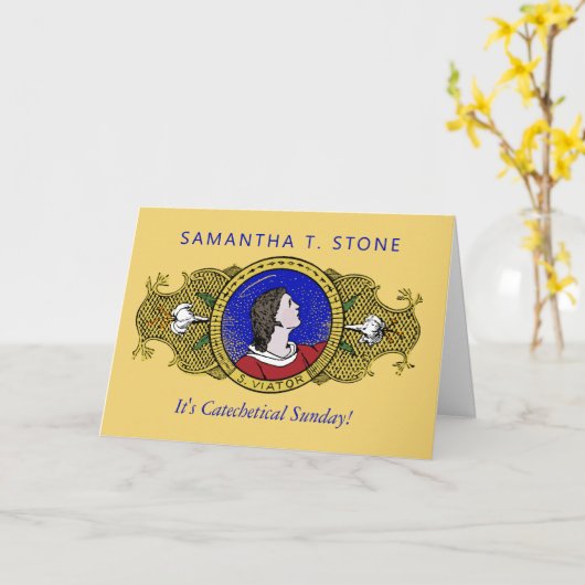 Viator van Lyon de Catechist (LD 001) Kaart (Gele Bloem)