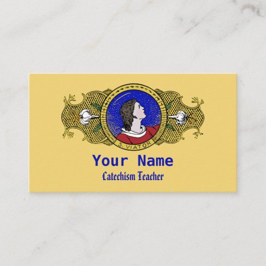 Viator van Lyon de Catechist (LD 001) Visitekaartje (Voorkant)