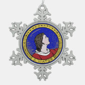 Viator van Lyon de Catechist (LD 01) Tin Sneeuwvlok Ornament (Voorkant)