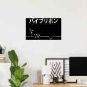 Vib Ribbon Poster (Thuiskantoor)