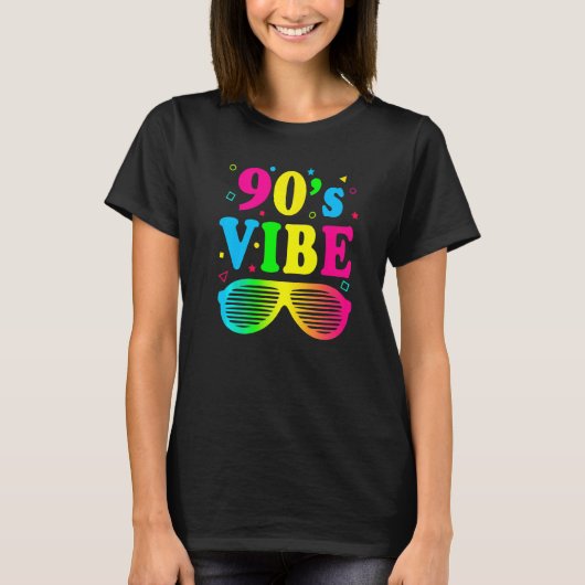 Vib van de Costume Party Outfit Retro van 1990  T-shirt (Voorkant)