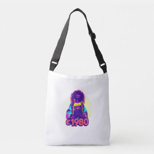 Vibe 1980s Geïnspireerde Cross-Body Bag Crossbody Tas