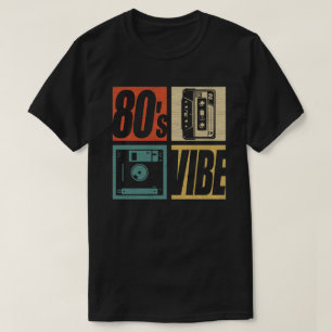 Vibe 1980s Mode 80 Theme Party 80 T-shirt