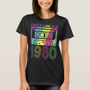 Vibe 80-feesten zoals in 1980 Retro T-shirt