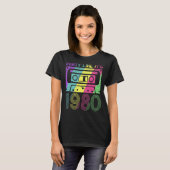 Vibe  80-feesten zoals in 1980 Retro T-shirt (Voorkant volledig)