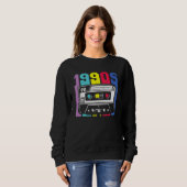 Vibe 90s Costume Retro 90u2019s Trui (Voorkant volledig)
