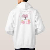 Vibe Attracts Tribe Cherry Blossom Hoodie  (Achterkant)