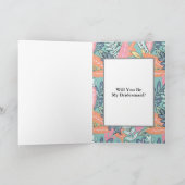 Vibe Bride Tribe Wil je mijn bruidsmeisje zijn? Kaart (Binnen)