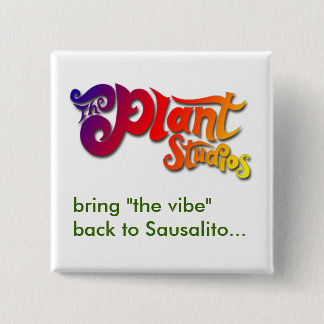 "Vibe"-Button Vierkante Button 5,1 Cm