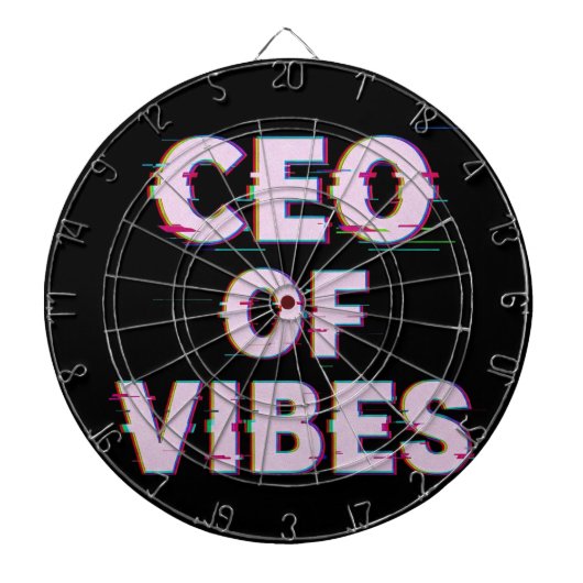 VIBE CEO PROTOCOL - Reality Glitch (Instant Aura U Dartbord (Voorkant)