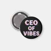 VIBE CEO PROTOCOL - Reality Glitch (Instant Aura U Magneet (Voorkant / Achterkant)