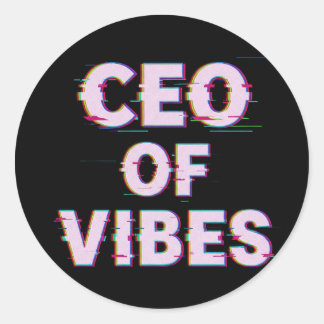 VIBE CEO PROTOCOL - Reality Glitch (Instant Aura U Ronde Sticker