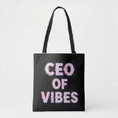 VIBE CEO PROTOCOL - Reality Glitch (Instant Aura U Tote Bag (Voorkant)