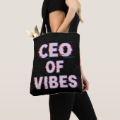 VIBE CEO PROTOCOL - Reality Glitch (Instant Aura U Tote Bag (Dichtbij)