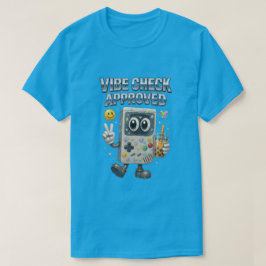 Vibe Check Goedgekeurde Schattigee Retro Gamer! T-shirt