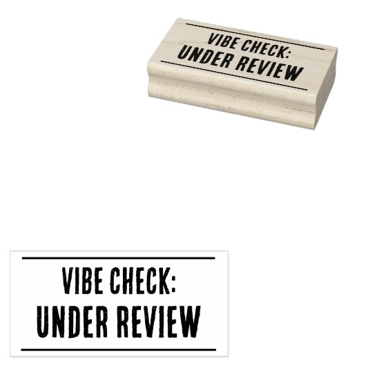 Vibe Check: ONDER REVIEW Stempel (Gestempeld)