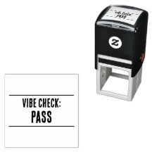 Vibe Check: PASS Self-Ink Stamp