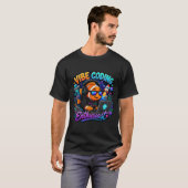 Vibe Coding Clownvis Kawaii Sticker – Clown Vis T-shirt (Voorkant volledig)