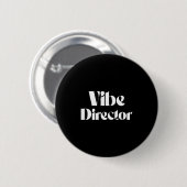 Vibe Director Bold Energy Leader Text Design Ronde Button 5,7 Cm (Voorkant /achterkant)