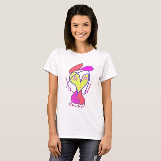 Vibe Heart T-shirt (Voorkant volledig)