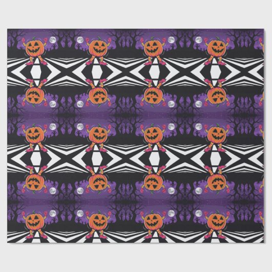 Vibe me Jack-o-lantern Tshirt met lange mouwen Cadeaupapier (Vlak)