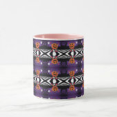 Vibe me Jack-o-lantern Tshirt met lange mouwen Mok (Midden)