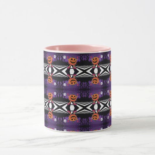 Vibe me Jack-o-lantern Tshirt met lange mouwen Mok (Midden)