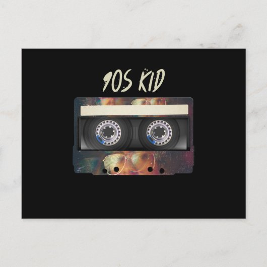 Vibe Mixtape Cassette 90's BIrthday Briefkaart (Voorkant)