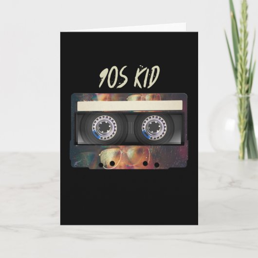 Vibe Mixtape Cassette 90's BIrthday Kaart (Voorkant)