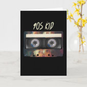 Vibe Mixtape Cassette 90's BIrthday Kaart (Gele Bloem)
