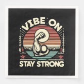 Vibe On, Blijf Sterk Servet (Voorkant)