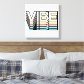 Vibe Retro Aesthetisch Moderne Mood Typografie Canvas Afdruk (Insitu (Slaapkamer))