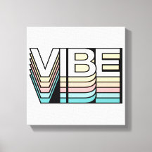 Vibe Retro Aesthetisch Moderne Mood Typografie