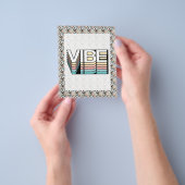 Vibe Retro Aesthetisch Moderne Mood Typografie Flyer (Hand)