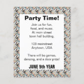 Vibe Retro Aesthetisch Moderne Mood Typografie Flyer (Achterkant)